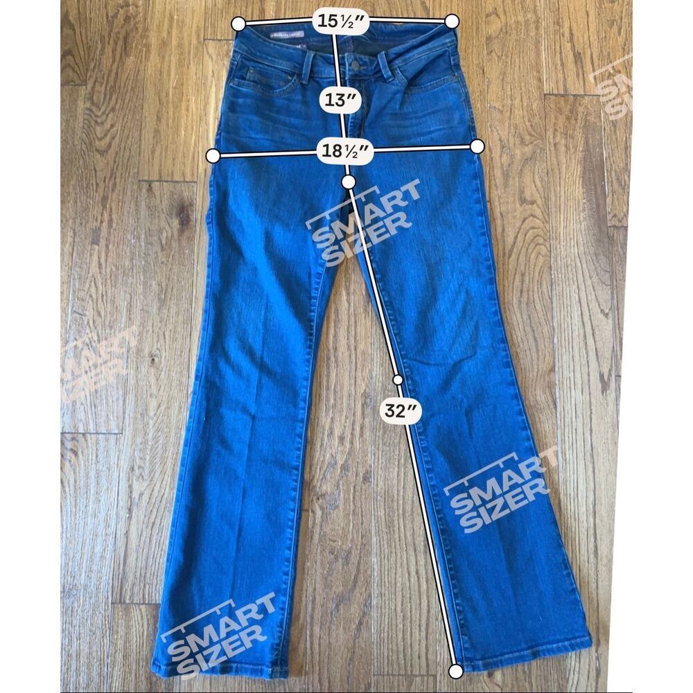 Nydj Barbara bootcut dark wash jean size 10 - Picture 4 of 8